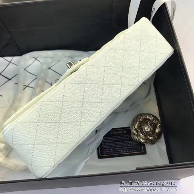 香奈兒CHANEL 升級版A1112全新經典小羊皮金銀鏈條單肩斜挎包 DSC1737